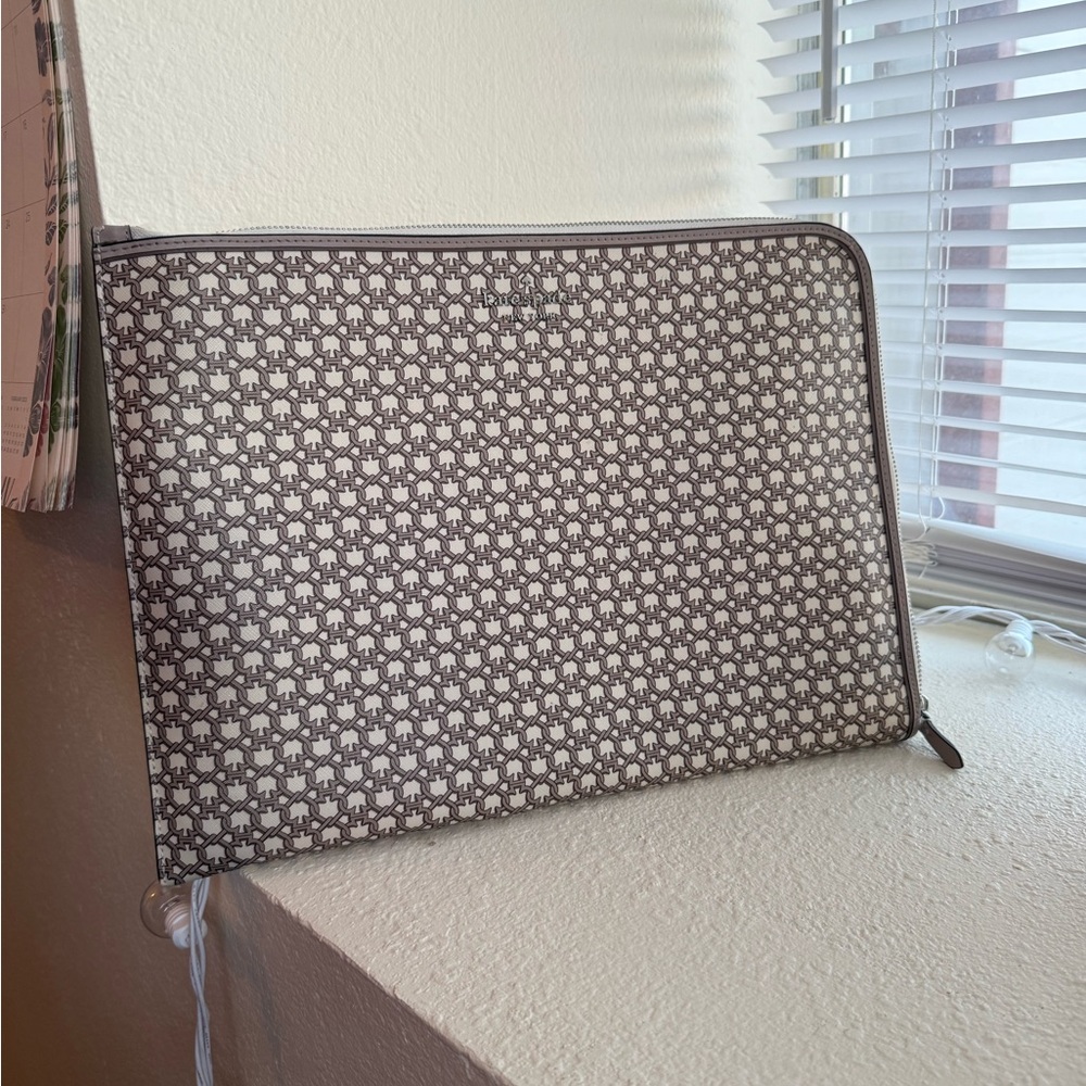 Kate Spade Monogram Laptop Sleeve